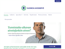 Tablet Screenshot of aivosaatio.fi